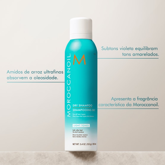 Shampoo a Seco Tons Escuros Moroccanoil Dry Shampoo